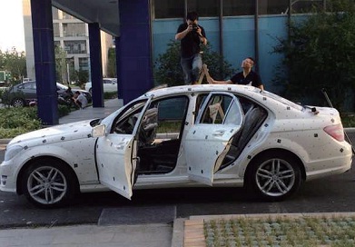 汽車、船模等大型物體掃描